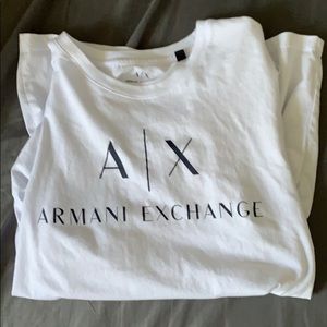 armani exchange graphic t